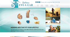 Desktop Screenshot of desotoeyeandear.com